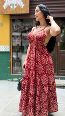 Vestido Longo Sharmila Vermelho