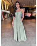 Vestido Longo Zíper Bia