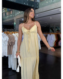Vestido Longo Duda Amarelo