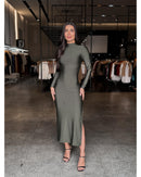 Vestido Suplex Gola alta - LANÇAMENTO
