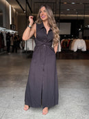 Vestido Botões Luxo - LANÇAMENTO